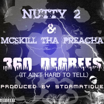 Nutty 2 & MCskill ThaPreacha - 360 Degrees [It Ain't Hard To Tell] Artwork | AceWorldTeam.com
