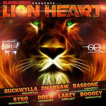 Buckwylla, Syko, Dharsaw, BaseOne, Drew, Labzy Lawal, 'n' Boogey - LION HEART [prod. by Drew] Artwork | Artwork